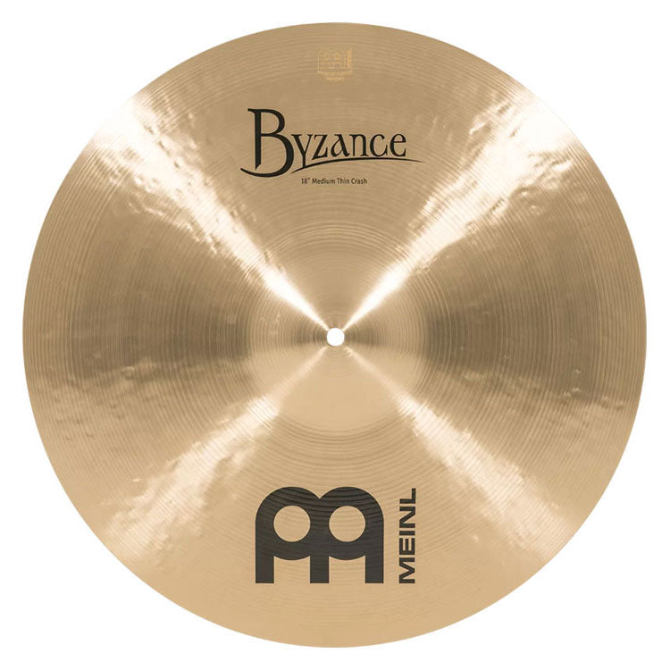 Meinl 18" Byzance Traditional Medium Thin Crash Cymbal