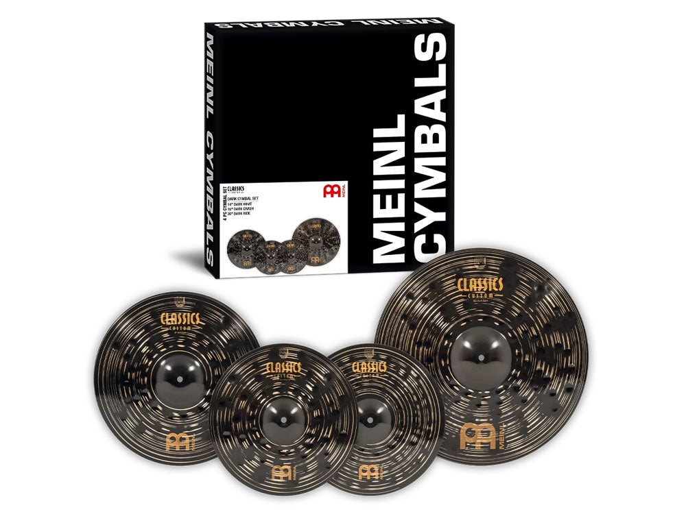 Meinl Classics Custom Dark 14H/16C/20R Cymbal Pack