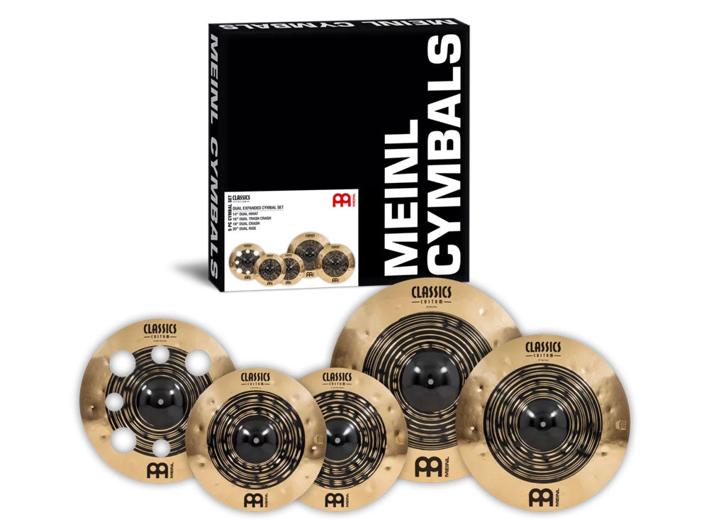 Meinl Classics Custom Dual Expanded 14H/16TC/18C/20R Cymbal Pack