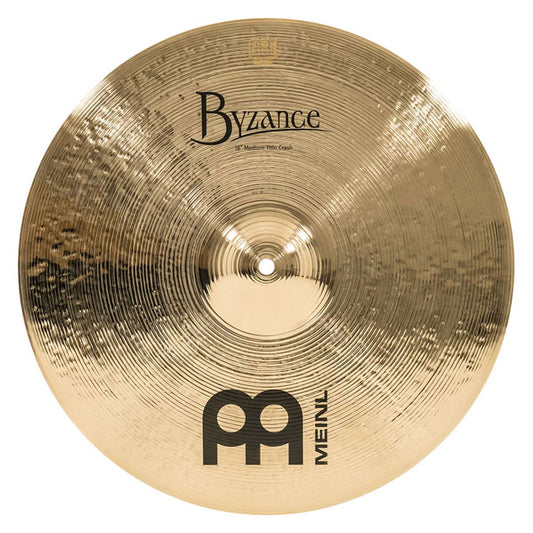 Meinl Cymbals 16" Byzance Brilliant Medium Thin Crash Cymbal