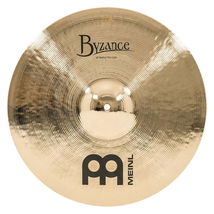 Meinl Cymbals 18" Byzance Brilliant Medium Thin Crash Cymbal