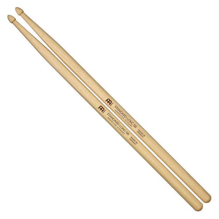 Meinl Hickory Standard Long 5B Wood Tip Drum Sticks