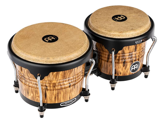 Meinl Percussion Marathon Designer Series 6-3/4" & 8" Bongos Leopard Burl