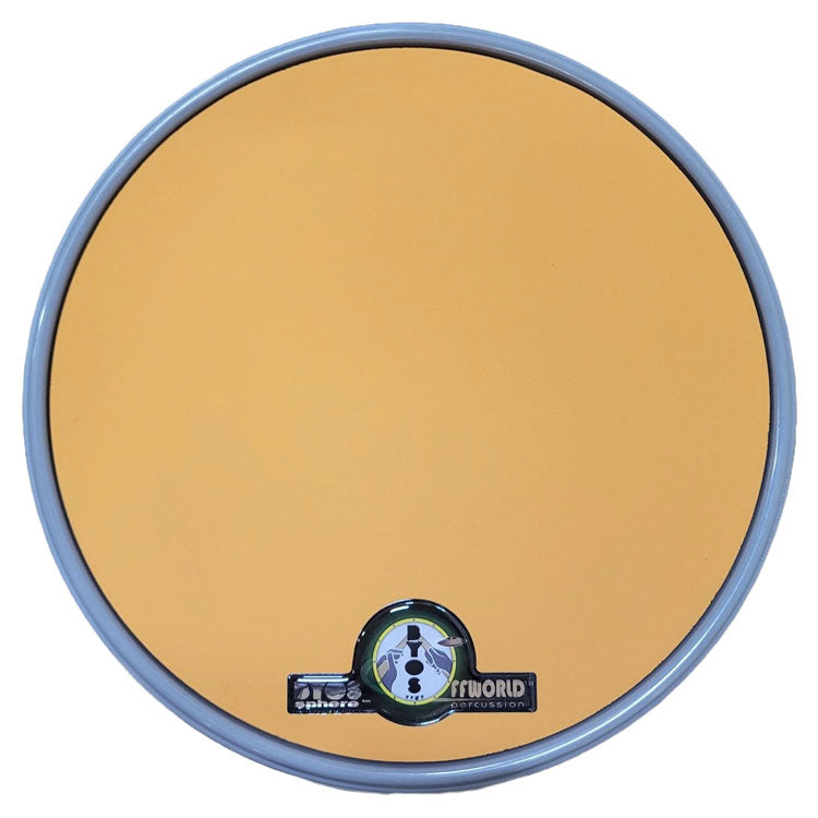 OffWorld Percussion Aurora Series 10.25" BYOSphere Orange Rubber Practice Pad