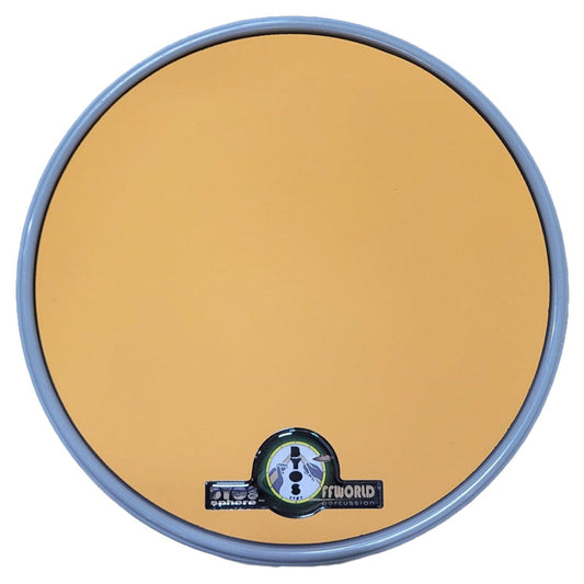 OffWorld Percussion Aurora Series 10.25" BYOSphere Orange Rubber Practice Pad