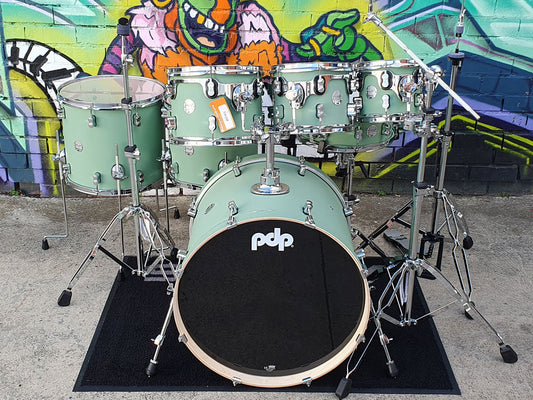 PDP Concept Maple 22" 7 Piece Drum Kit - Satin Seafoam Finish Ply