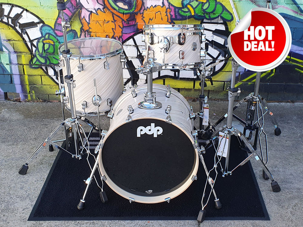 PDP Concept Maple Finish Ply 18" 3 Piece Drum Kit - Twisted Ivory
