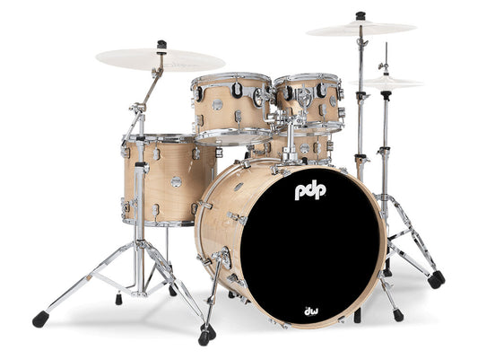 PDP Concept Maple Lacquer 22" 5 Piece Drum Kit - Natural