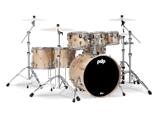 PDP Concept Maple Lacquer 22" 7 Piece Drum Kit - Natural