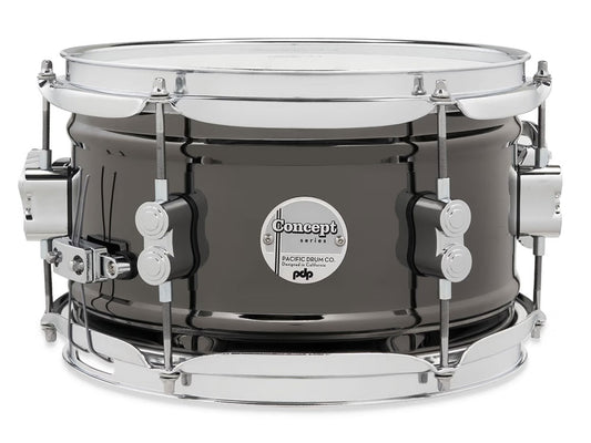 PDP Concept Series 10" x 6" Black Nickel over Steel Snare Drum