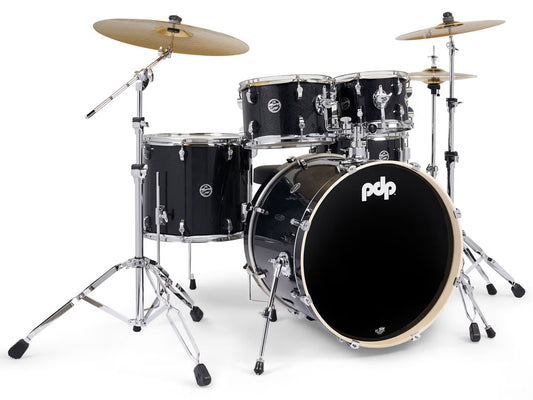 PDP Mainstage 22" 5 Piece Drum Kit - Black Sparkle