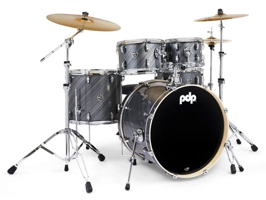 PDP Mainstage FinishPly 22" 5 Piece Drum Kit - Twisted Graphite