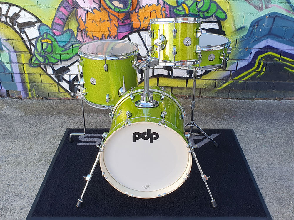PDP New Yorker 16" 4 Piece Shell Pack - Electric Green Sparkle