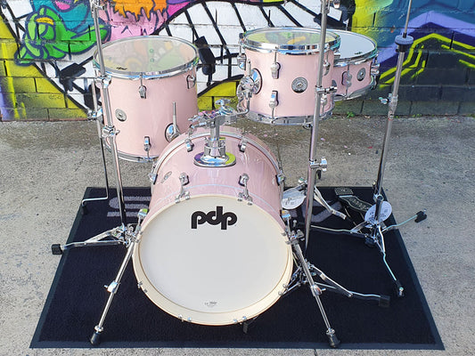 PDP New Yorker 16" 4 Piece Shell Pack - Pale Rose Sparkle