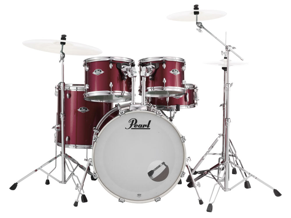 Pearl Export EXX 22" Fusion Plus 5 Piece Drum Kit - Burgundy