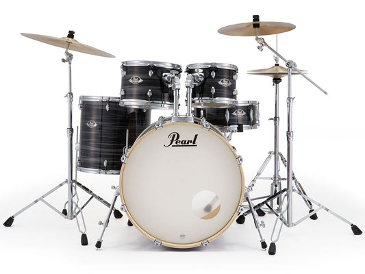 Pearl Export EXX 22" Fusion Plus 5 Piece Drum Kit - Graphite Silver Twist