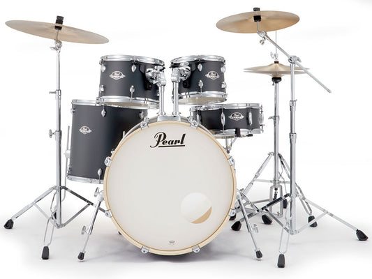 Pearl Export EXX 22" Fusion Plus 5 Piece Drum Kit - Graphite Slate