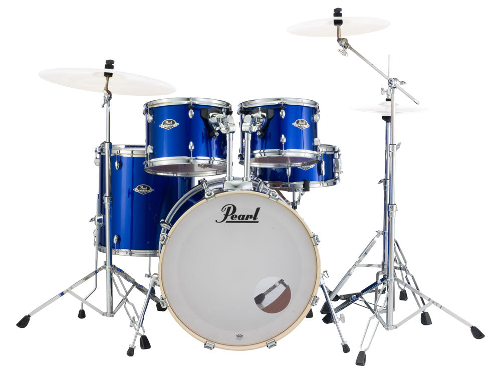 Pearl Export EXX 22" Fusion Plus 5 Piece Drum Kit - High Voltage Blue