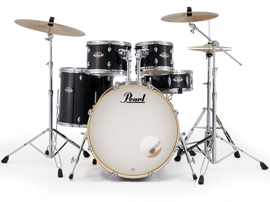 Pearl Export EXX 22" Fusion Plus 5 Piece Drum Kit - Jet Black