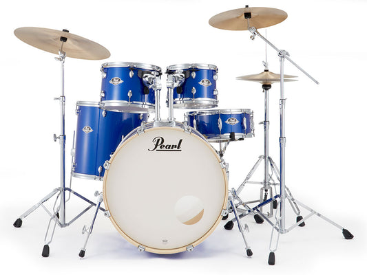 Pearl Export EXX 22" Fusion Plus 5 Piece Drum Kit - Midnight Blue