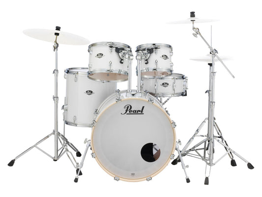 Pearl Export EXX 22" Fusion Plus 5 Piece Drum Kit - Pure White