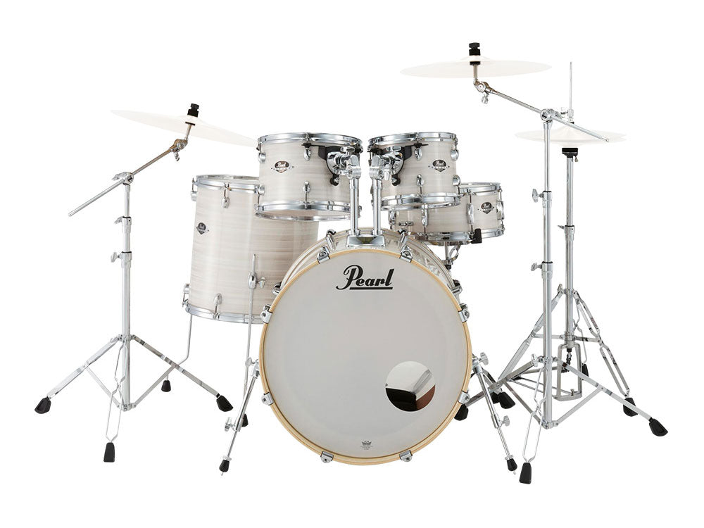 Pearl Export EXX 22" Fusion Plus 5 Piece Drum Kit - Slipstream White