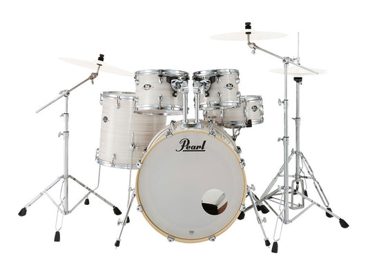 Pearl Export EXX 22" Fusion Plus 5 Piece Drum Kit - Slipstream White