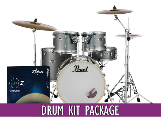 Pearl Export EXX Plus 22" Fusion Plus 5 Piece Drum Kit - Grindstone Sparkle