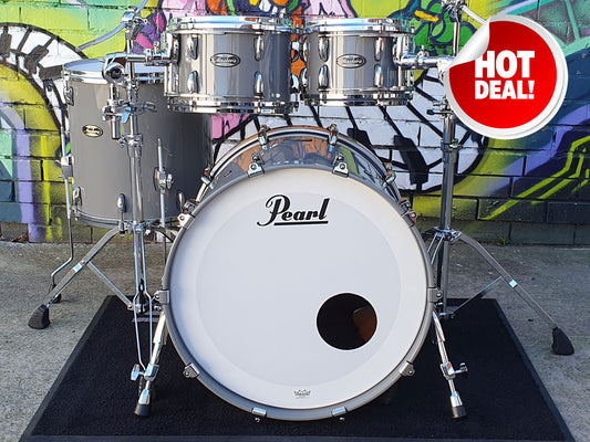 Pearl Masters Maple Gum 22" 4 Piece Shell Pack - Putty Grey