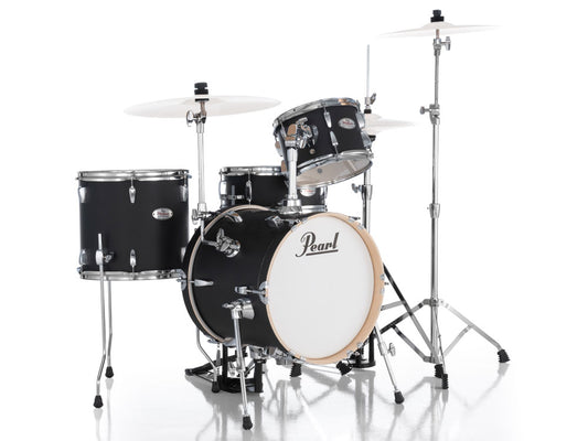 Pearl Midtown 16" 4 Piece Drum Kit - Matte Black with Bags!