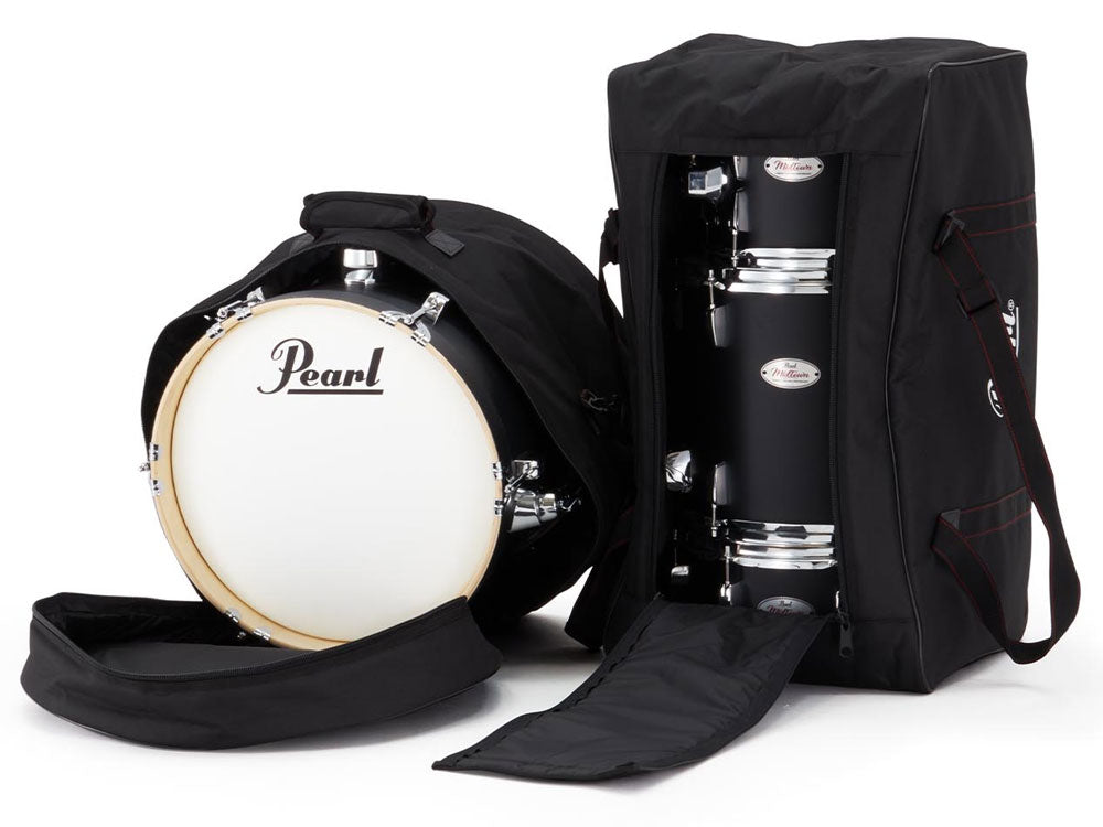 Pearl Midtown 16" 4 Piece Drum Kit - Matte Black with Bags!