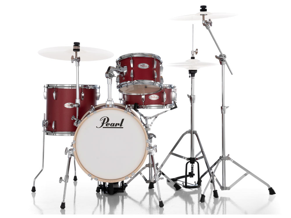 Pearl Midtown 16" 4 Piece Drum Kit - Matte Red