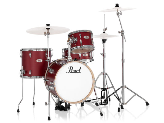 Pearl Midtown 16" 4 Piece Drum Kit - Matte Red