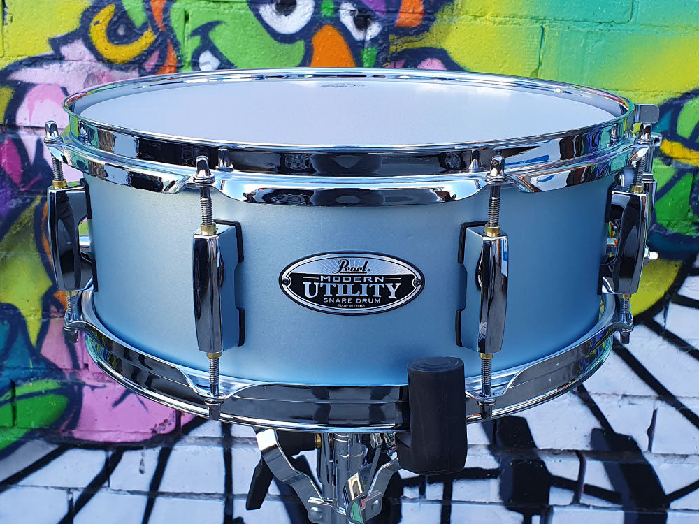 Pearl Modern Utility 13" x 5" Maple Snare Drum - Blue Mirage