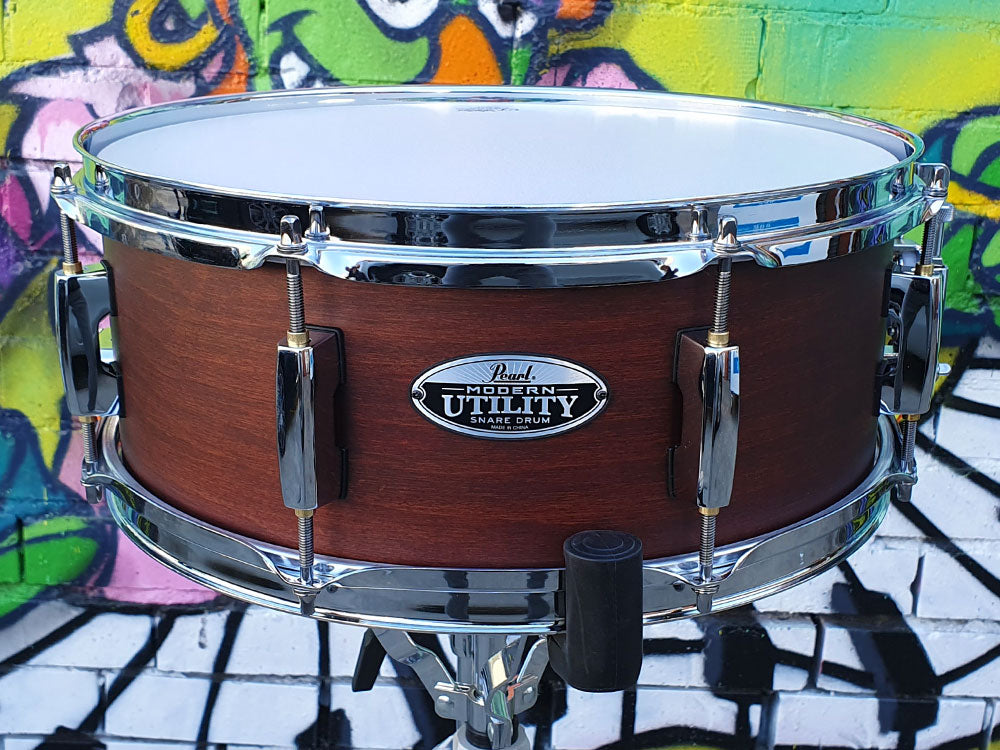 Pearl Modern Utility 14" x 5.5" Maple Snare Drum - Satin Brown