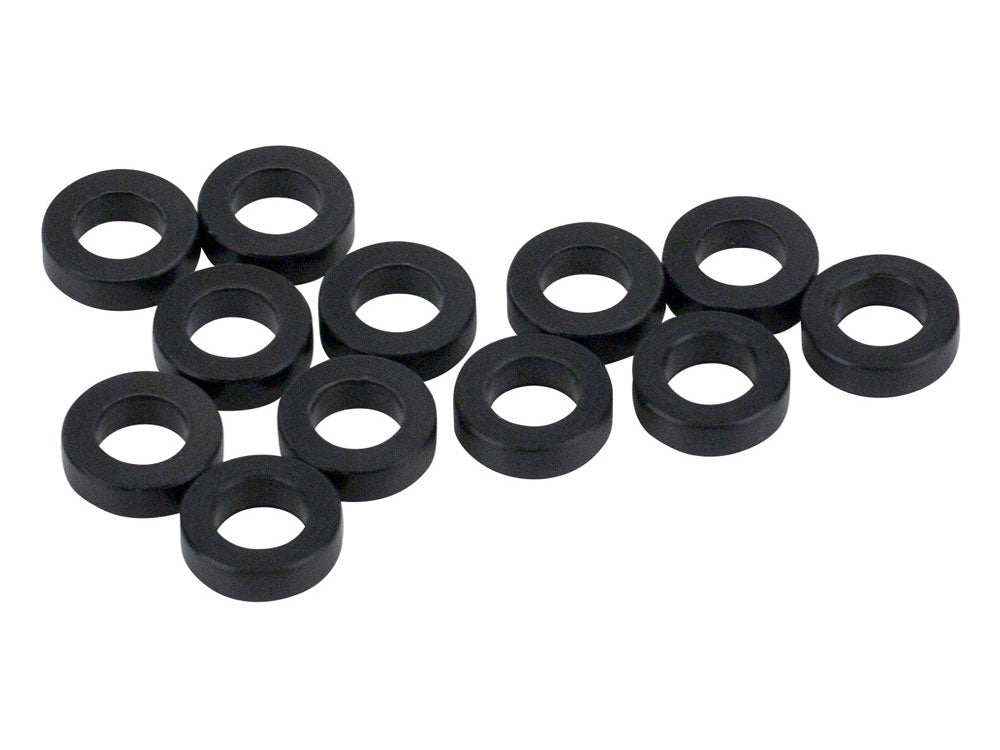 Pearl Nylon Washer 12 Pack - Black