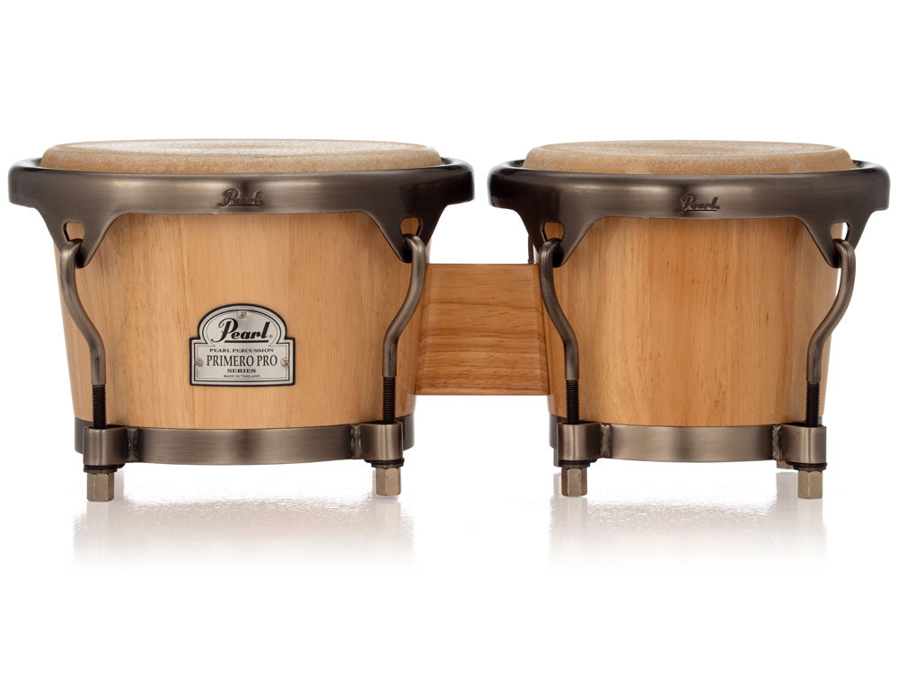 Pearl Percussion Primero Pro 7" & 8-1/2" Oak Bongos Natural