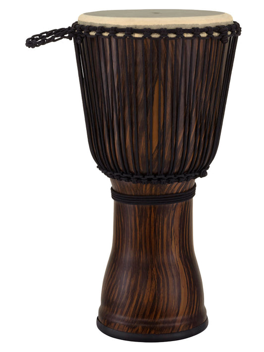 Pearl Percussion Rope Tuned 14" Synthetic Djembe Straight Grain Limba