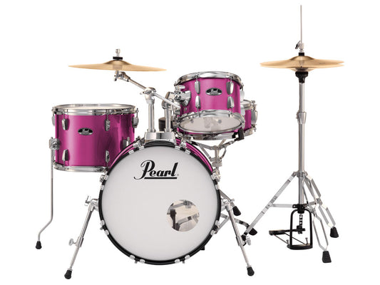 Pearl Roadshow 18" 4 Piece Drum Kit - Pink Metallic