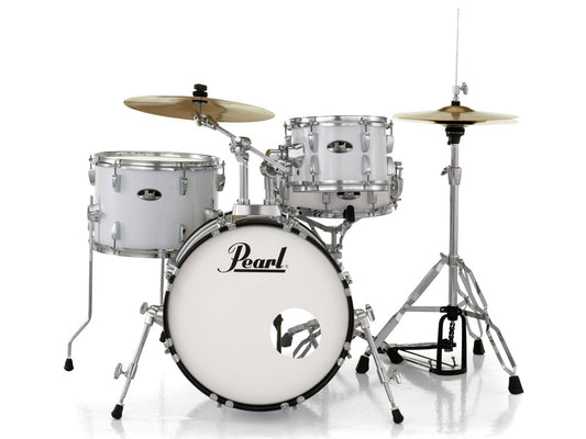 Pearl Roadshow 18" 4 Piece Drum Kit - Pure White