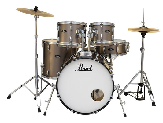 Pearl Roadshow 22" Fusion Plus 5 Piece Drum Kit - Bronze Metallic