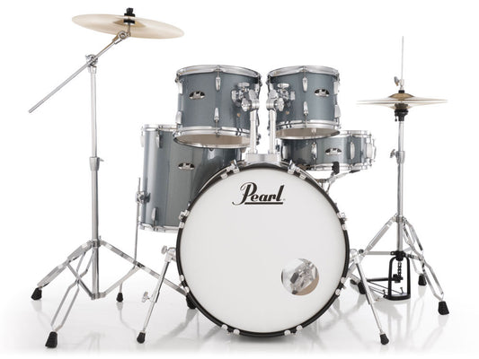 Pearl Roadshow 22" Fusion Plus 5 Piece Drum Kit - Charcoal Metallic