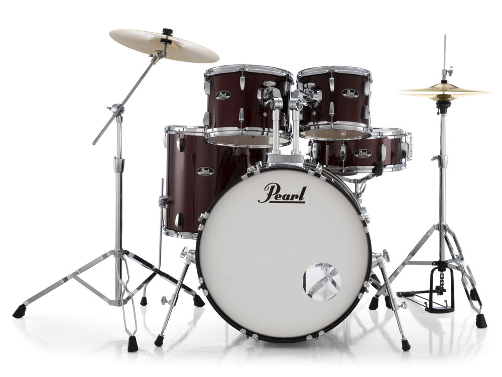 Pearl Roadshow 22" Fusion Plus 5 Piece Drum Kit - Red Wine