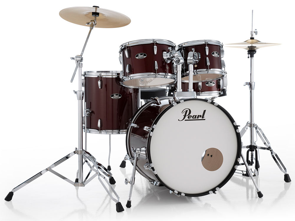 Pearl Roadshow 22" Fusion Plus 5 Piece Drum Kit - Red Wine