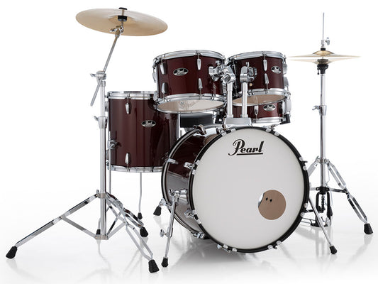 Pearl Roadshow 22" Fusion Plus 5 Piece Drum Kit - Red Wine