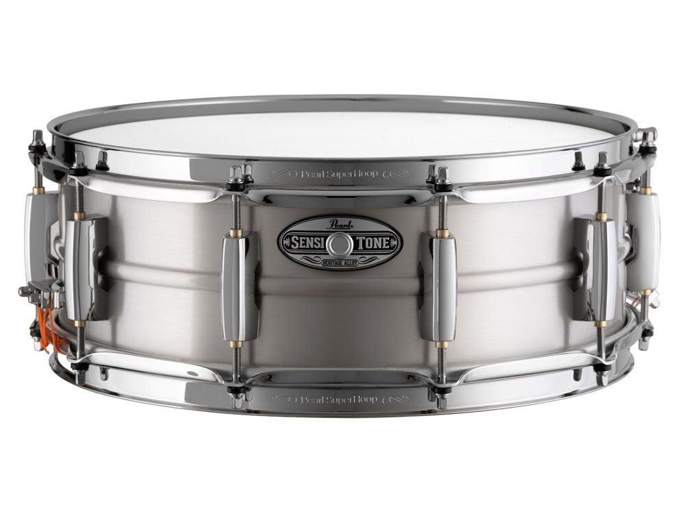 Pearl Sensitone Heritage Alloy 14" x 5" Beaded Aluminum Snare Drum