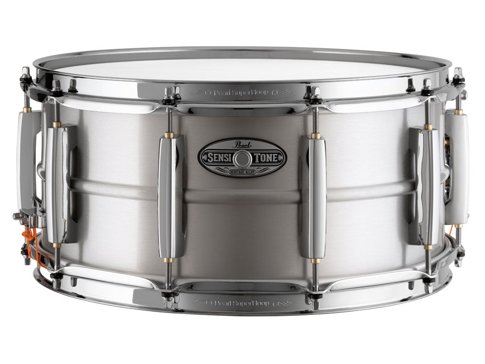 Pearl Sensitone Heritage Alloy 14" x 6.5" Beaded Aluminum Snare Drum