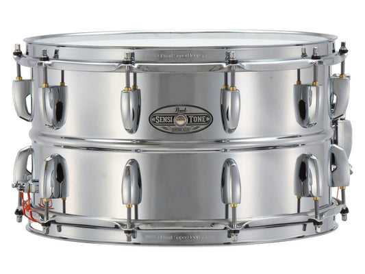 Pearl Sensitone Heritage Alloy 14" x 8" Beaded Steel Snare Drum