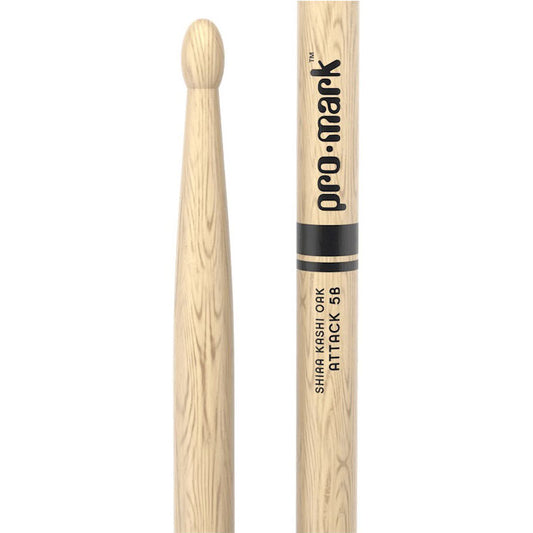 ProMark Classic Attack Shira Kashi Oak 5B Wood Tip Drum Sticks
