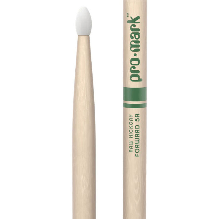 ProMark Classic Forward 5A Raw Hickory Nylon Tip Drum Sticks